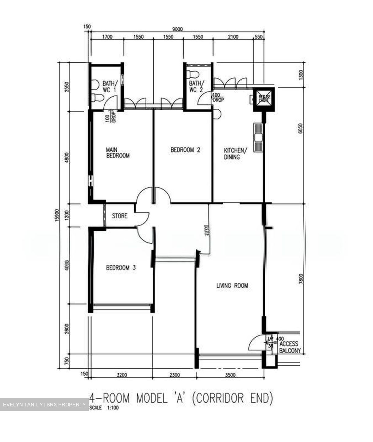 Blk 669 Hougang Avenue 8 (Hougang), HDB 4 Rooms #565853641